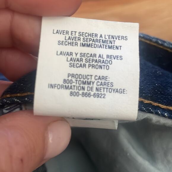 Tommy Hilfiger  Jeans Medium dark Wash No Back Pockets Size 9 - Picture 8 of 9